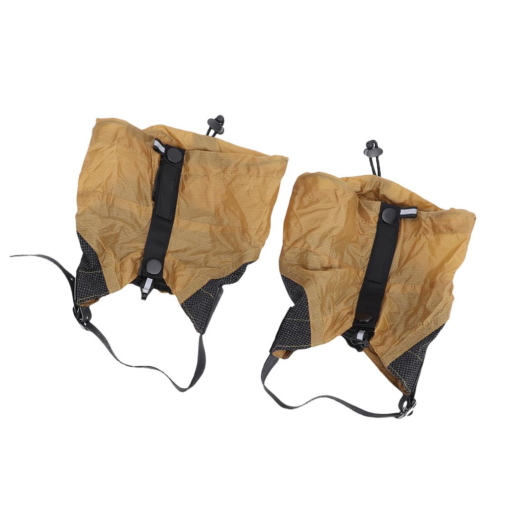 Короткие гетры с силиконовым покрытием для пешего туризма и трейлинга, 4-точечная система фиксации, полное покрытие ноги, песок, снег