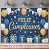 Party Backdrop Flat Feliz Cumpleaos Events Wedding Coming Ceremony Four Season Celebration Photo Booth Front Door Decor