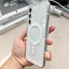 Магнитный акриловый чехол MagSafe для Samsung S23/S23+/S22U — защита от падения, подходит для S25