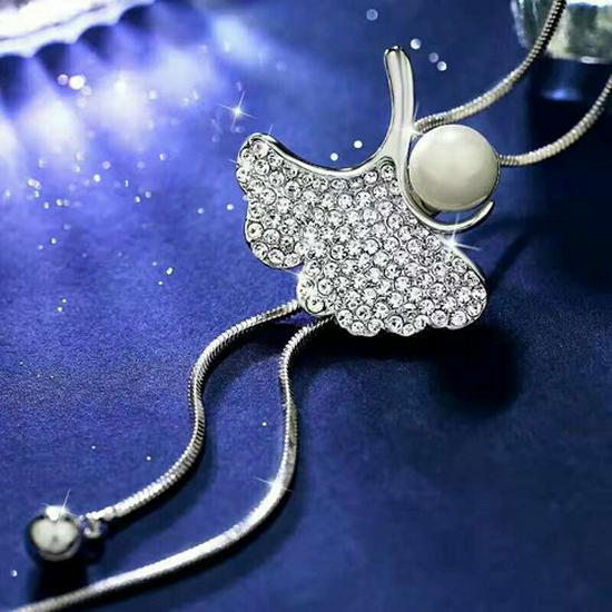 Элегантное ожерелье-цепочка с кисточкой для женщин - Универсальный, высококлассный европейский и американский дизайн для осенне-зимней моды