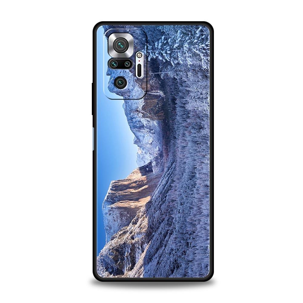 Мягкий чехол из ТПУ для телефона Xiaomi Redmi Note 10 11 9 8 Pro 9S 7 8T 9T 9A 8A 9C K50 K40 игровой чехол зима природа снег путешествия искусство
