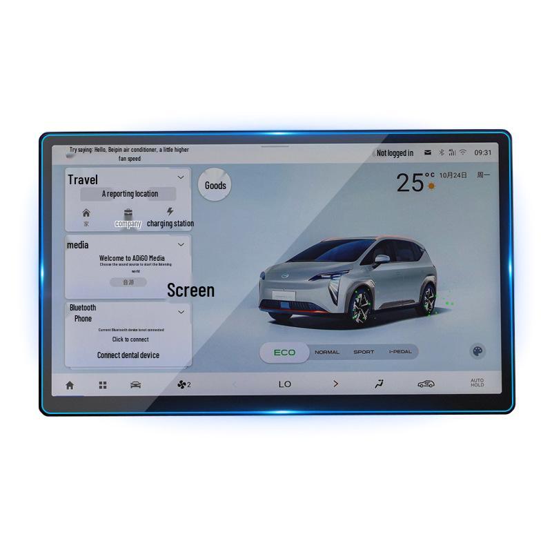 Совместим с 25 моделями GAC Aion RT: Защитная пленка для центральной консоли, экрана и приборной панели.