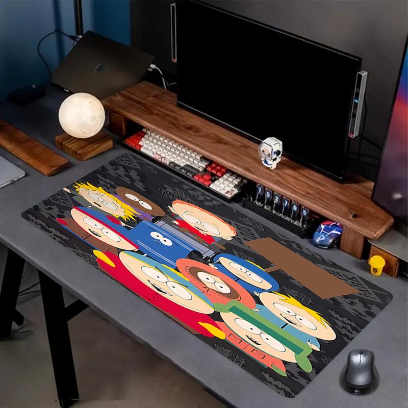 South Park Theme Mouse Pad, Non Slip Rubber Base, Multifunctional Office & Home Decor, Perfect for Workspace Personalization.