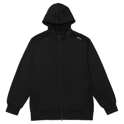 NANGA POLARTEC POWER STRETCH ZIP PARKA (МУЖЧИНЫ) (JP, Алфавит, L, Черный)