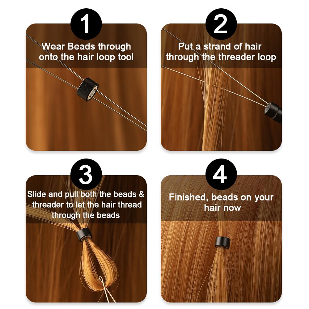 Набор щипцов для наращивания волос Pro, плоскогубцы Microlink для бусин, колец, крючок для вязания крючком, изогнутые иглы, мишура для волос, наращивание перьев