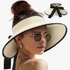 Straw Hat Children's Summer New Anti-purple Line Beach Hat Big Brim Sun Visor Raffia Straw Hat