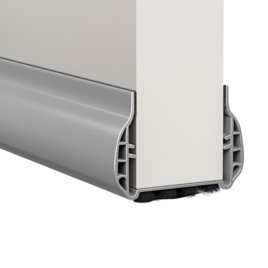 93СМ Уплотнительная полоса для низа двери со щеткой Поддверный уплотнитель Погодный уплотнитель Свето-шумо-пылезащитный Ветрозащитный Дверной стопор Зазор под дверью