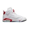 Air Jordan 6 Retro GS Red Oreo Kids Sneakers White University-Red Black 384665-162