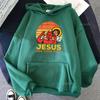 Jesus Has Your Back Jiu Jitsu Retro Christian Hoodie Women Men Vintage Long Sleeve Sweatshirts Ropa Hombre Sudaderas Tops