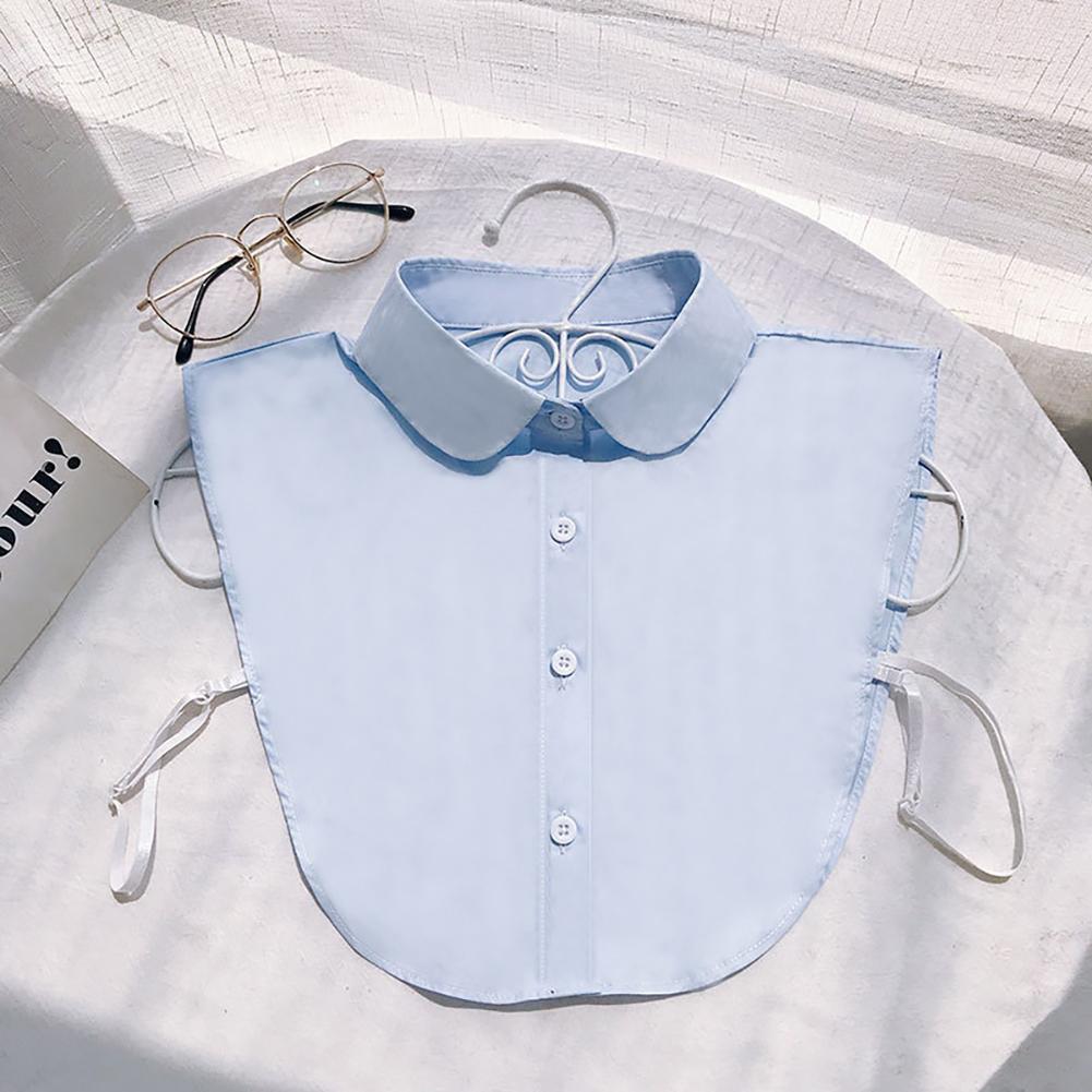 2023 Shirt Fake Collar Lace Black White Shirt Detachable Collar Suit Men Female Shirt Lapel Top Summer Thin Cool Fake Collar