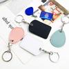 Customized Leather Water Drop Small Card Cover, Keychain Protective Cover, Elevator Card Cover Ins Community Access Card Cover, Customized Oem.
