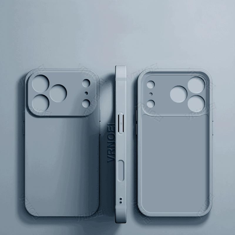 Роскошный чехол с защитой линз для iPhone 17 11 12 13 14 15 16 Pro Max Мягкий бампер для Air 14 15 16 Plus Аксессуары для телефона