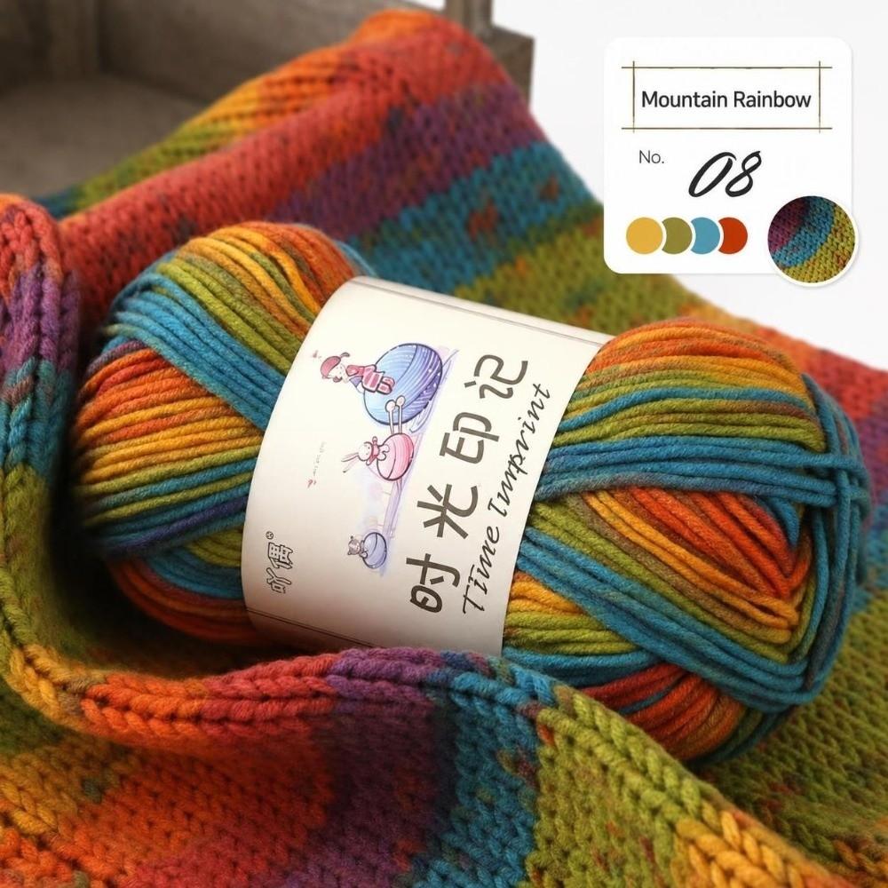 100g Per Roll Knitting Yarn Soft Handmade Yarn Knitting Sweaters Bags Blankets