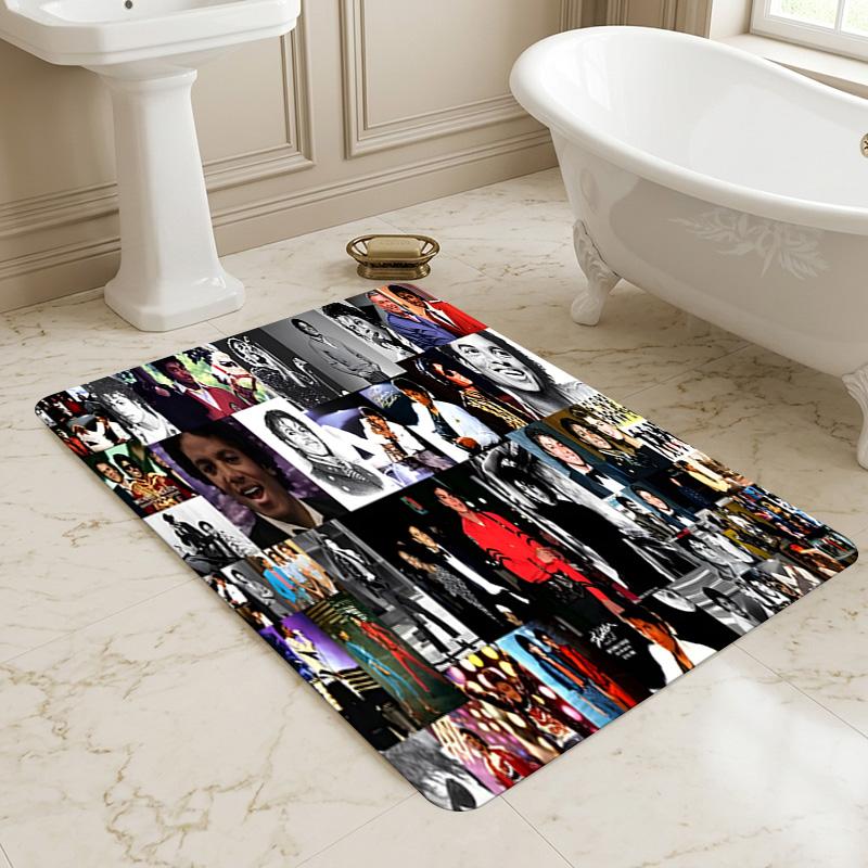 Michael Jackson Living Room Nonslip Area Rug Soft Carpet For Bedroom Game Playroom Sofa Office Home Decor Doormat Christmas Gift C926612