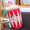 Cartoon Snacks Pillow Expression Pack Hamburger Grilled Sausage Popcorn French Fries Bread Ice Cream Doll Plush Toy