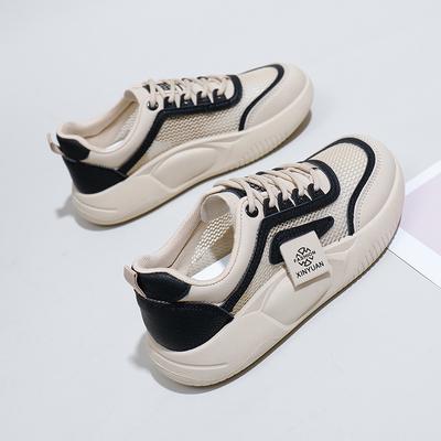 Модная женская повседневная обувь, дышащая сетчатая обувь на плоской подошве, женские кроссовки для спортзала, бега, ходьбы, толстая подошва, увеличивающая высоту обуви