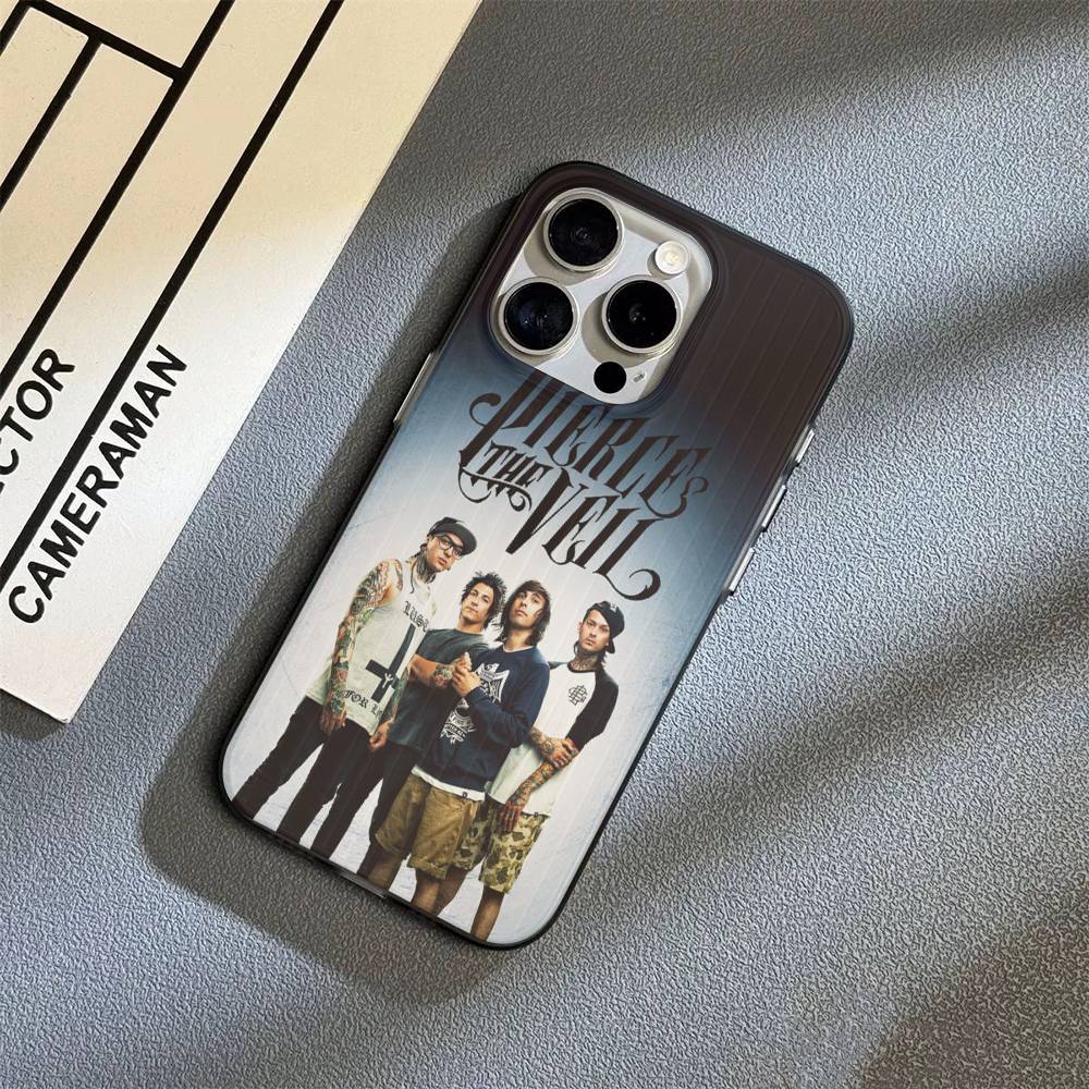 Чехол для телефона P-Pierce The Veil Band для iPhone 17 16 15 14 Plus 11 12 13 Pro Max Ударопрочная защита Мягкая задняя крышка