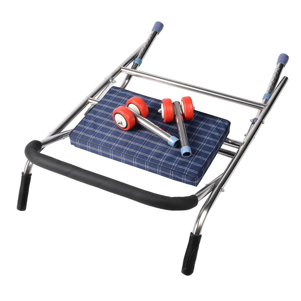 Ходунки складные на колесах Supretto с сиденьем (7997)