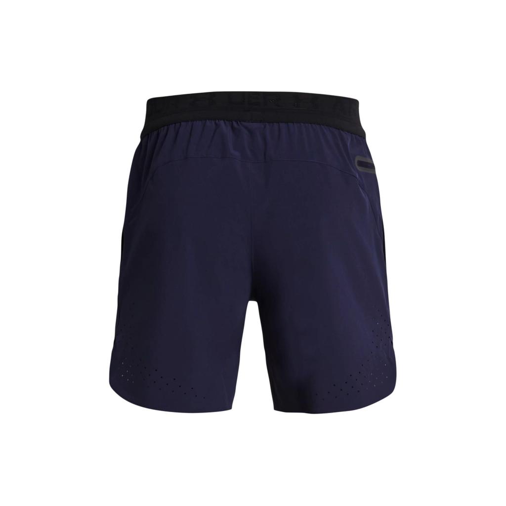 Under Armour UA Peak Logo Print Lace-Up Mid Rise Casual Shorts Men Shorts Dark-Blue 1376782-410