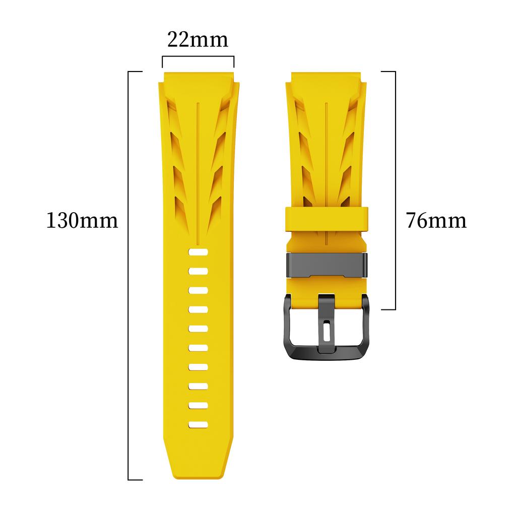 22mm Wristband Silicone Strap For Suunto Vertical 2 / RACE 2 S / Run / Ocean Replacement Band For Suunto 5 9 Peak Pro Bracelet