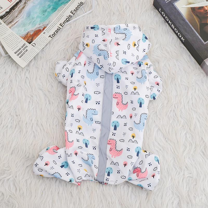 Плащ для щенков, светоотражающая куртка для маленьких и средних собак, водонепроницаемый комбинезон с капюшоном для домашних животных, одежда для йорков, чихуахуа, мопсов, домашние животные