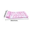 Durable Inflatable Water Floating Bed For Adults Extra Thick PVC Material Leaf Design Pool Mat