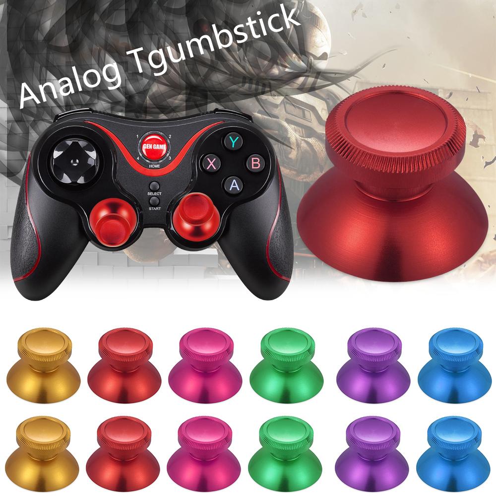 2pcs Game Metal Caps Cover Analog Thumbstick Controller Joystick Grip Aluminum