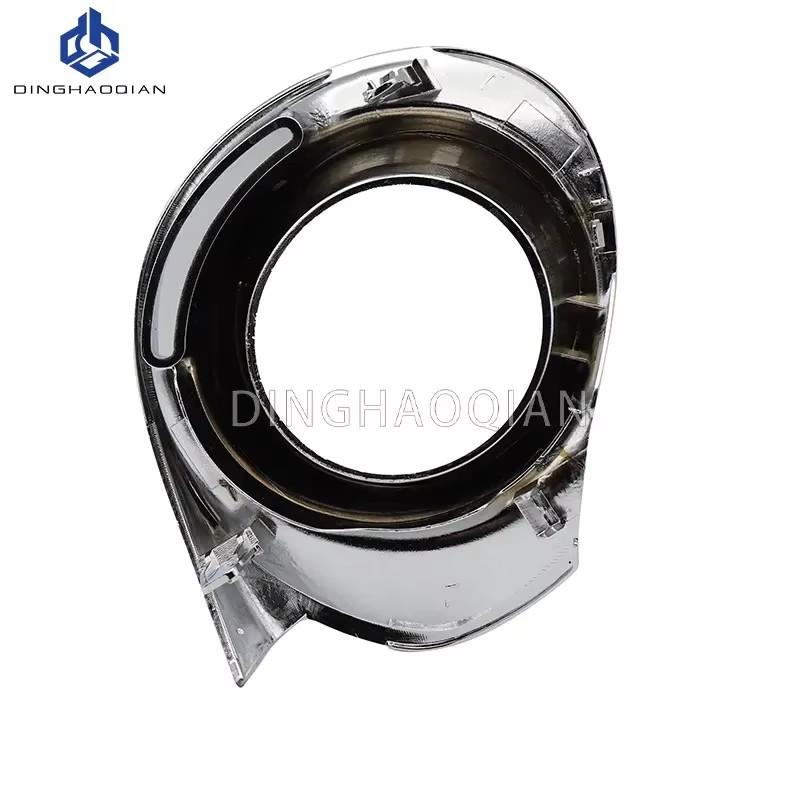 Car Front Fog Light Cover Lower Bumper Black Foglight Hole Grilles Decoration Bezel Fit for Toyota Prius c Aqua 2015 2016 2017