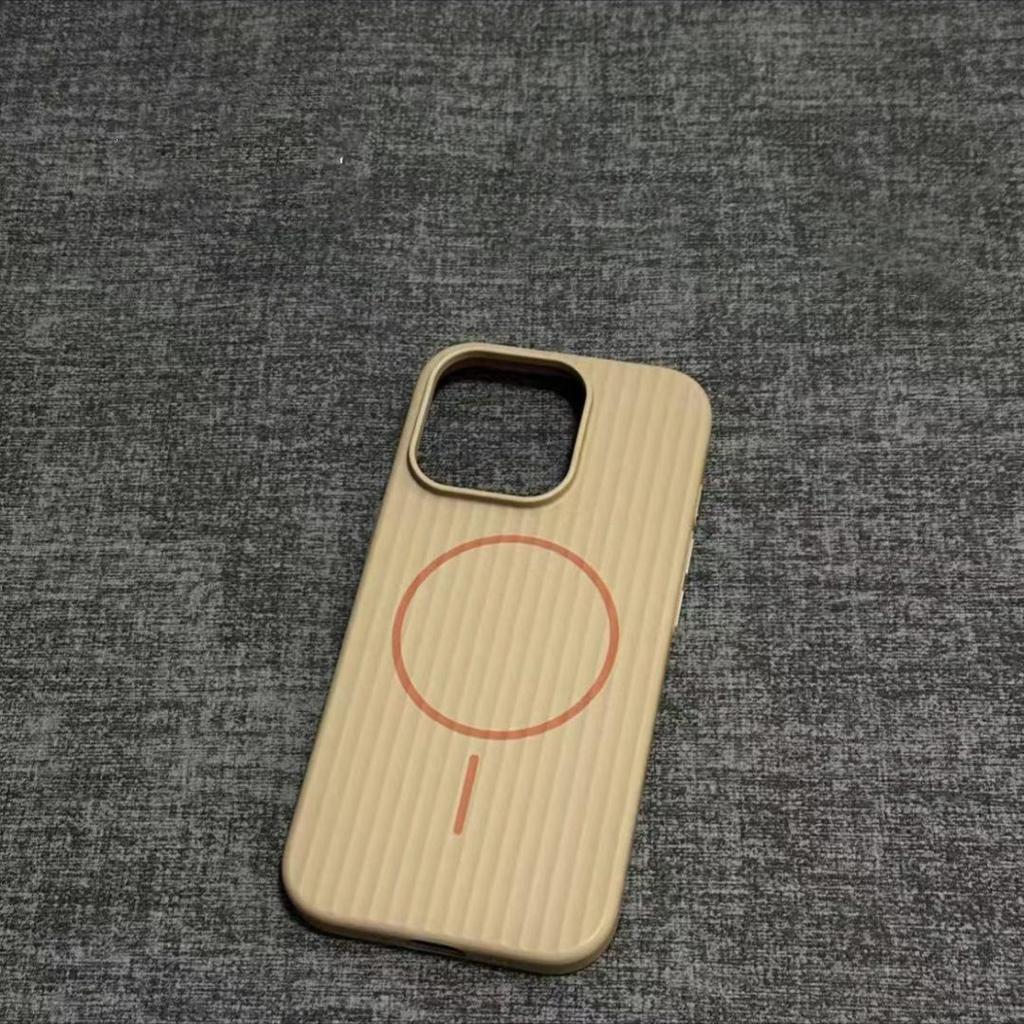 Магнитный чехол с рифленой поверхностью для iPhone 17 Pro Max - Матовый твердый защитный чехол из поликарбоната