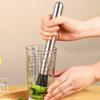 1PC Stainless Steel Crushed Ice Hammer Multifunctional Popsicle Sticks Cocktail Swizzle Stick Fruit Lemon Muddle Pestle Bar Tools