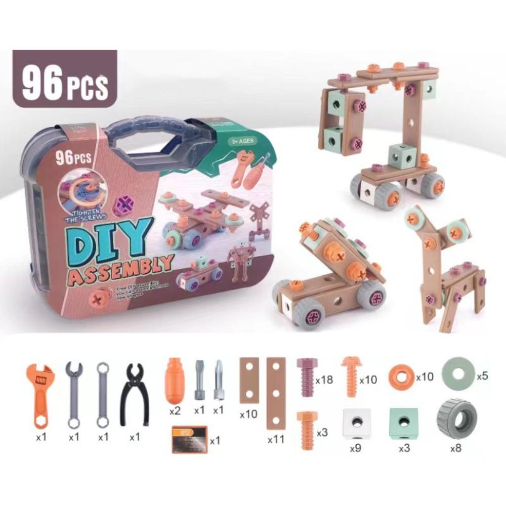 Electric Drill Simulation Maintenance Toy Bolts Building Blocks Toys Preschool Learning Activities