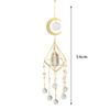 Crystal Wind Chime Moon Sun Catcher Windchimes Crystal Hanging Prism Rainbow Maker Sun Light Catcher Pendant Home Garden Decor