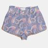 Women's Paisley Print Blue Stone Shorts ANTIK BATIK