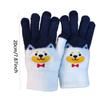 Finger-Separating Winter Gloves Cartoon Dog Warm Gloves Sweety Touch Screen Gloves  Outdoor Wear