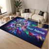 Personalized Crystal Velvet Carpet Manchester City Pattern Non Slip Floor Rug
