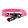 RODE Microphones XLR-3 XLR Cable, Pink, XLR3M-P