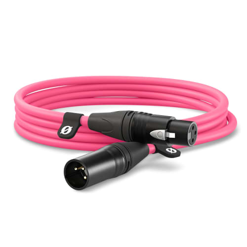 RODE Microphones XLR-3 XLR Cable, Pink, XLR3M-P