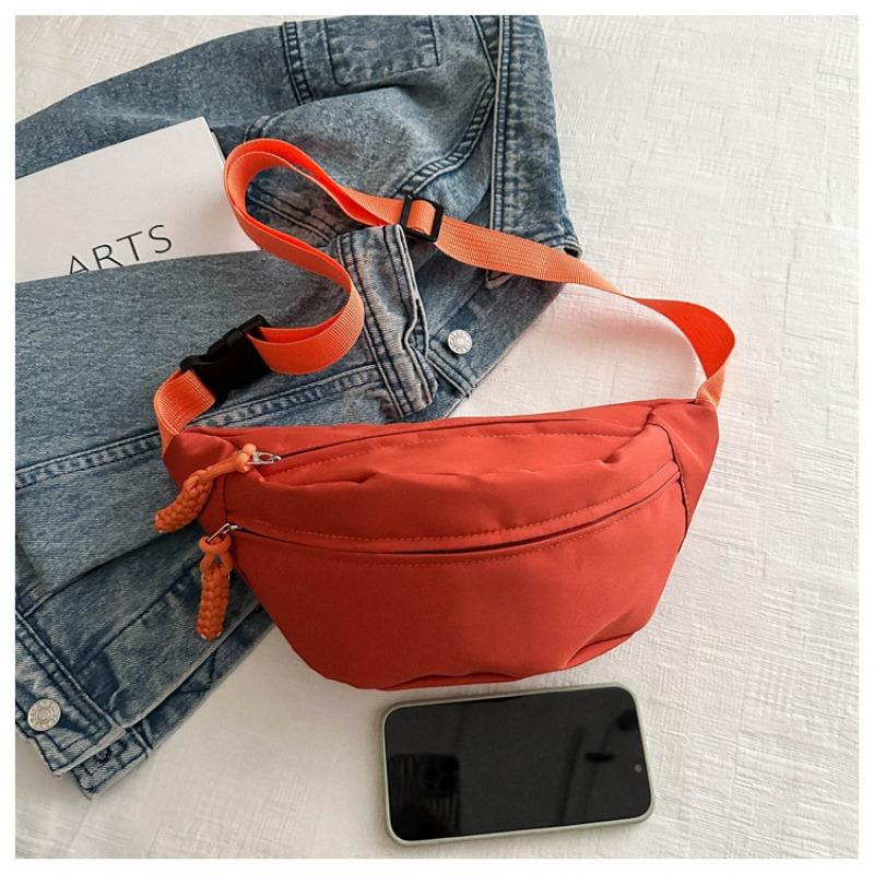 Wheat Design Women Casual Small Chest Bag Outdoor Travel Crossbody Shoulder Bag