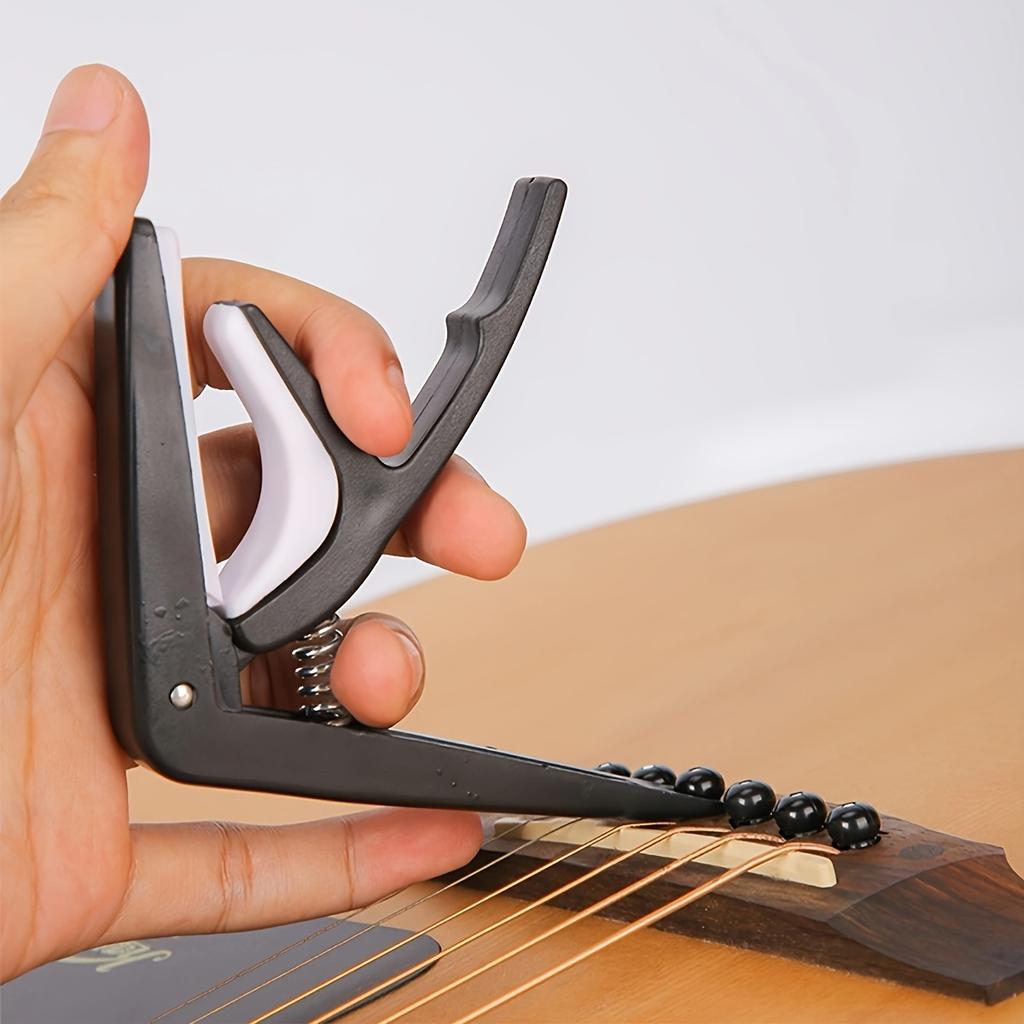 1PC Universal Guitar Capo ABS+Metal Quick Change Clamp Key for Acoustic Classic Electric Guitar Parts Accessories