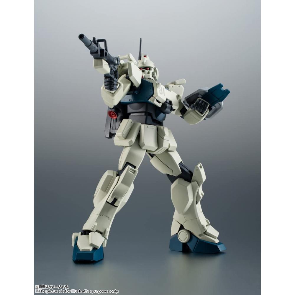 Bandai ДУХОВНЫЙ РОБОТ Духи Мобильный доспех Гандам 08-й взвод МС СТОРОНА МС RX-79(грамм)Ez-8 Gundam Ez-8 версия. АНИМЕ. приблизительно. 125 мм ABS&PVC окрашенный подвижный