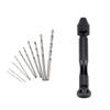 Hand Twist Drill Set with Bits Manual Rotary Wood Plastic Drilling Tool for DIY Craftwork #1