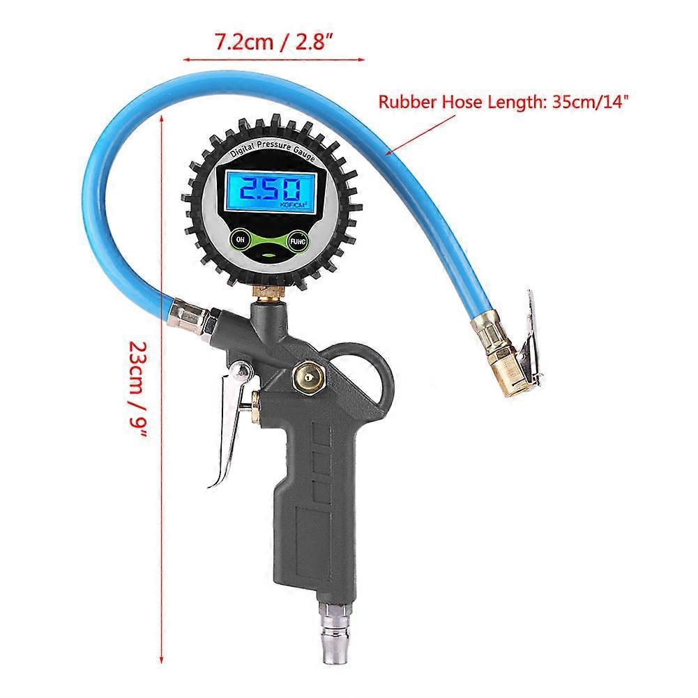 Car Vehicle Digital Tyre Tire Air Pressure Inflator Gauge Meter Tester