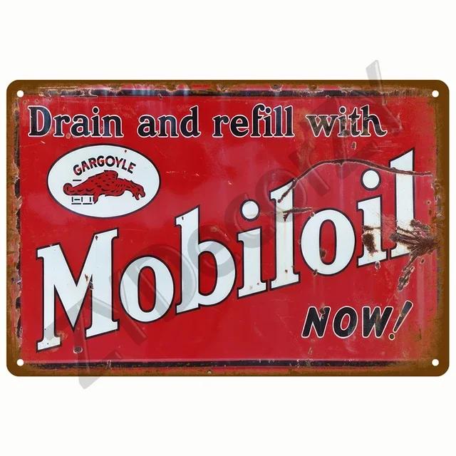 Винтажная металлическая жестяная табличка Гараж Бензин Масло Свеча зажигания Шиномонтаж Мужская пещера Клуб Бар Домашний настенный декор Искусство Декоративная табличка