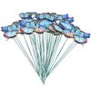 50PCS Simulation Butterflies Stakes Home Decoration Outdoor Courtyard Flower Pot Decor