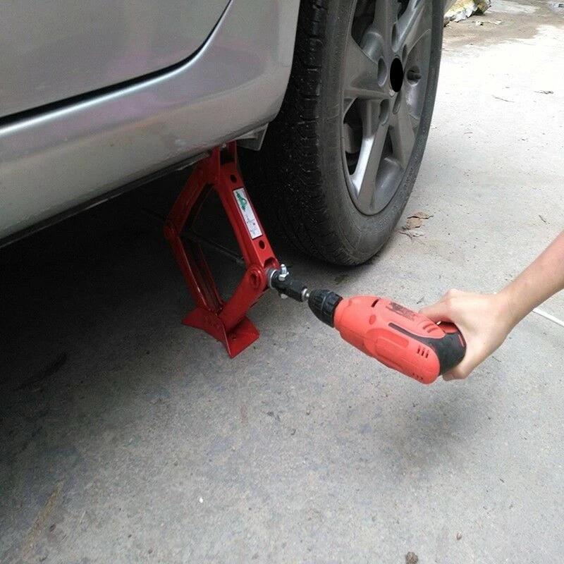 1 шт. Адаптер ножничного домкрата 1/2 дюйма для использования с приводом 1/2 дюйма или ударным гайковертом IJA001