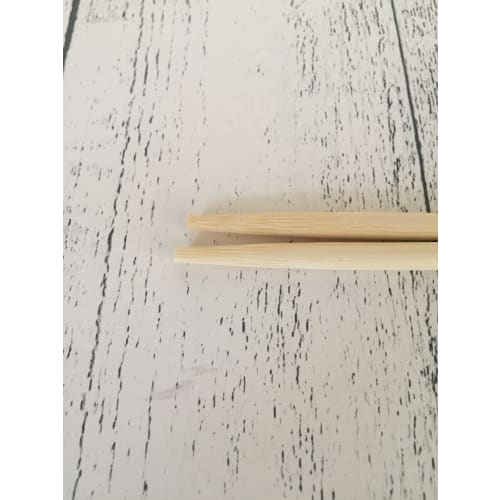 Yamato Bussan Disposable Bamboo Chopsticks, Round, with Toothpicks, Approx. 20cm Long X 5mm Diameter, Individually Wrapped for Hygiene, Can Be Used Wi