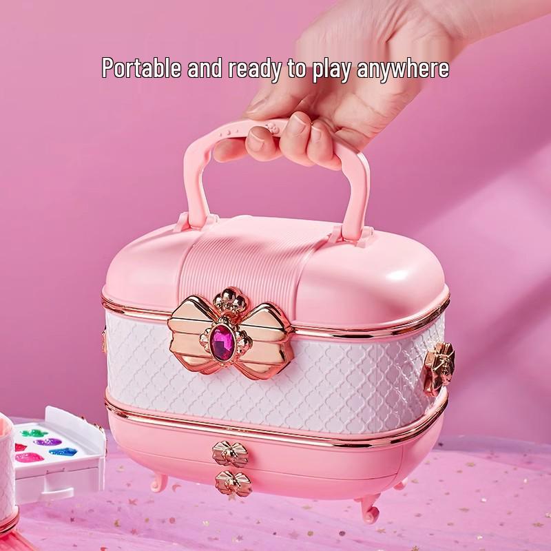 Набор детской косметики «Принцесса» для девочек: Набор для ролевых игр с помадой и лаком для ногтей