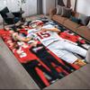Fernando Mendoza Flannel Printed Carpet, Home Sofa Decoration for Living Room & Bedroom, Non‑Slip Play Flannel Floor Mat for Game Room