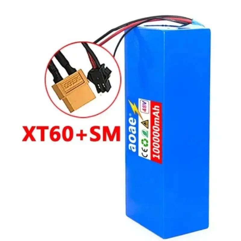 Оригинальный 48 В 13S5P 100 Ач литиевый аккумулятор для электромобиля 13S5P подходит для электроскутера, горного велосипеда 250-1000 Вт