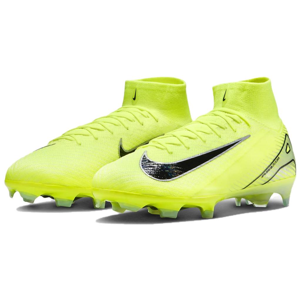 Nike Zoom Mercurial Superfly 10 Elite FG Mad Voltage Pack Unisex Sneakers Green Black FQ1454-700
